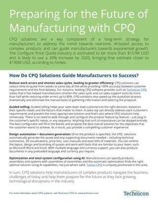 How CPQ Delivers Growth Through Lean Sales .